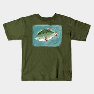 Big Ol' Rainbow Trout Kids T-Shirt